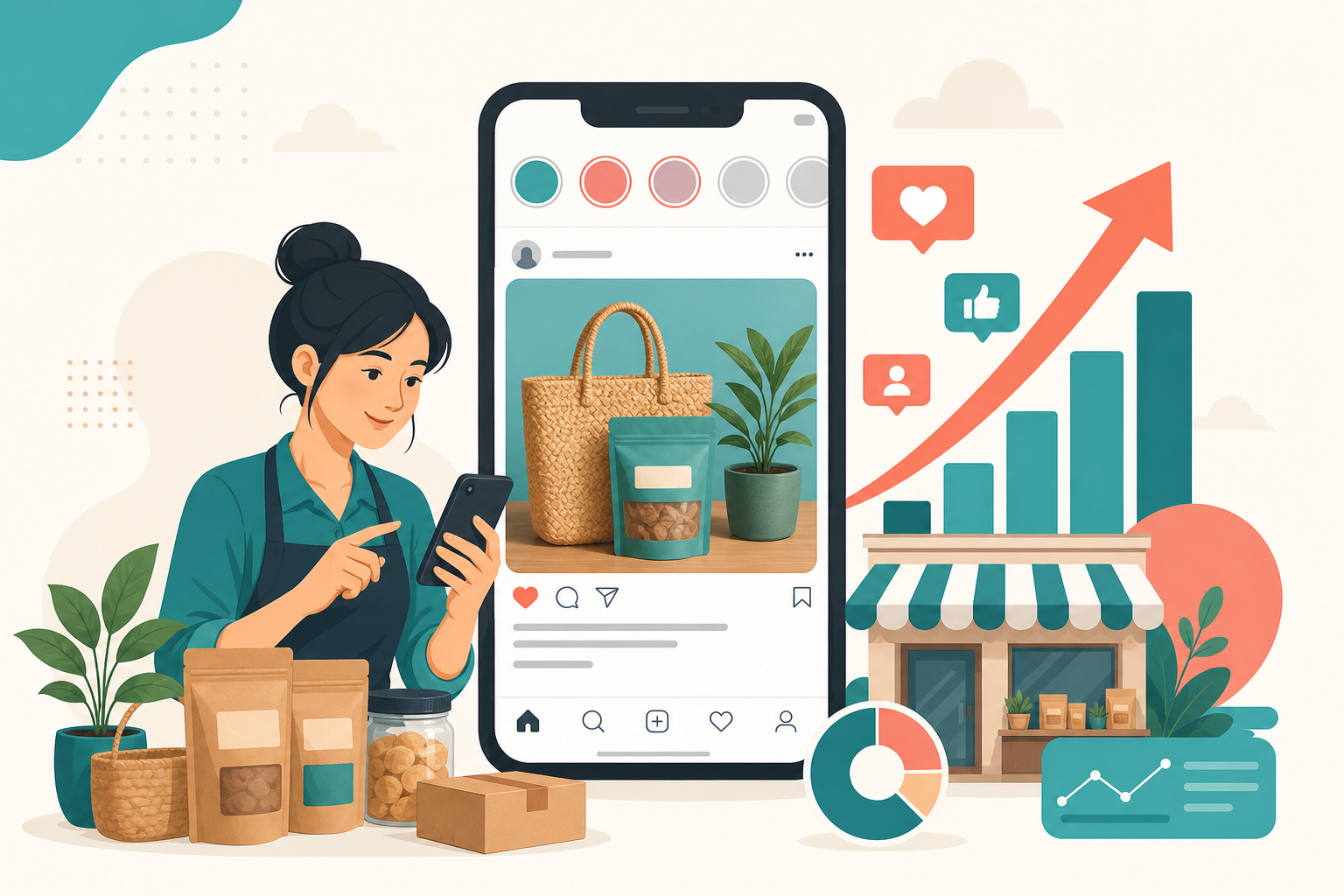 jasa social media management untuk UMKM Rocket Digital Agency